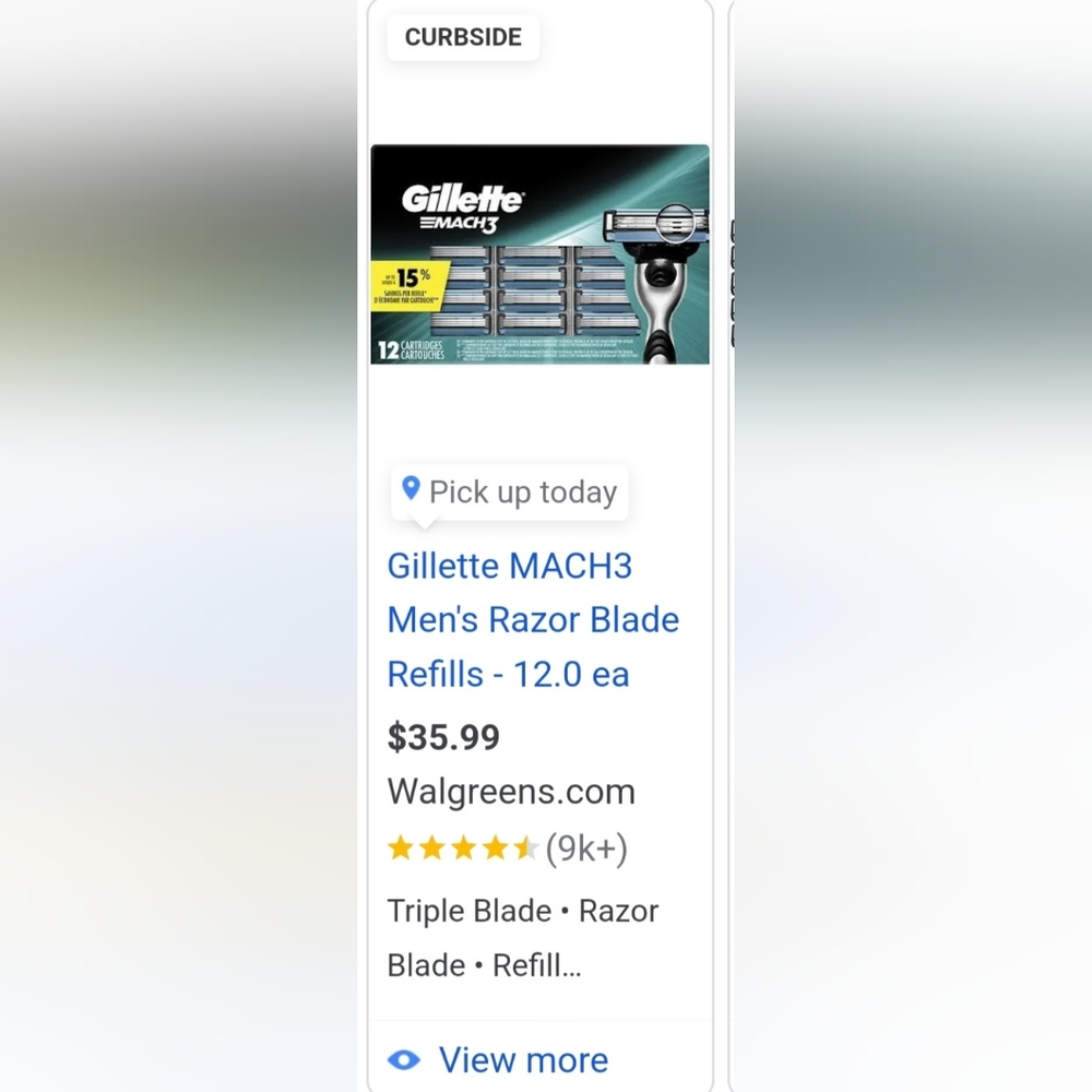 .GILLETTE MACH 3 (2 X 12 Pack) - Picture 2 of 3